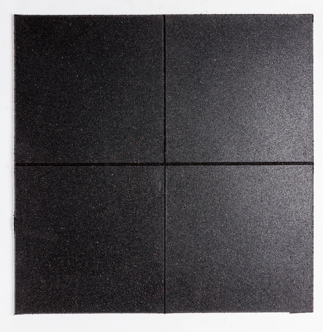 Rubber tiles for gyms ( black )