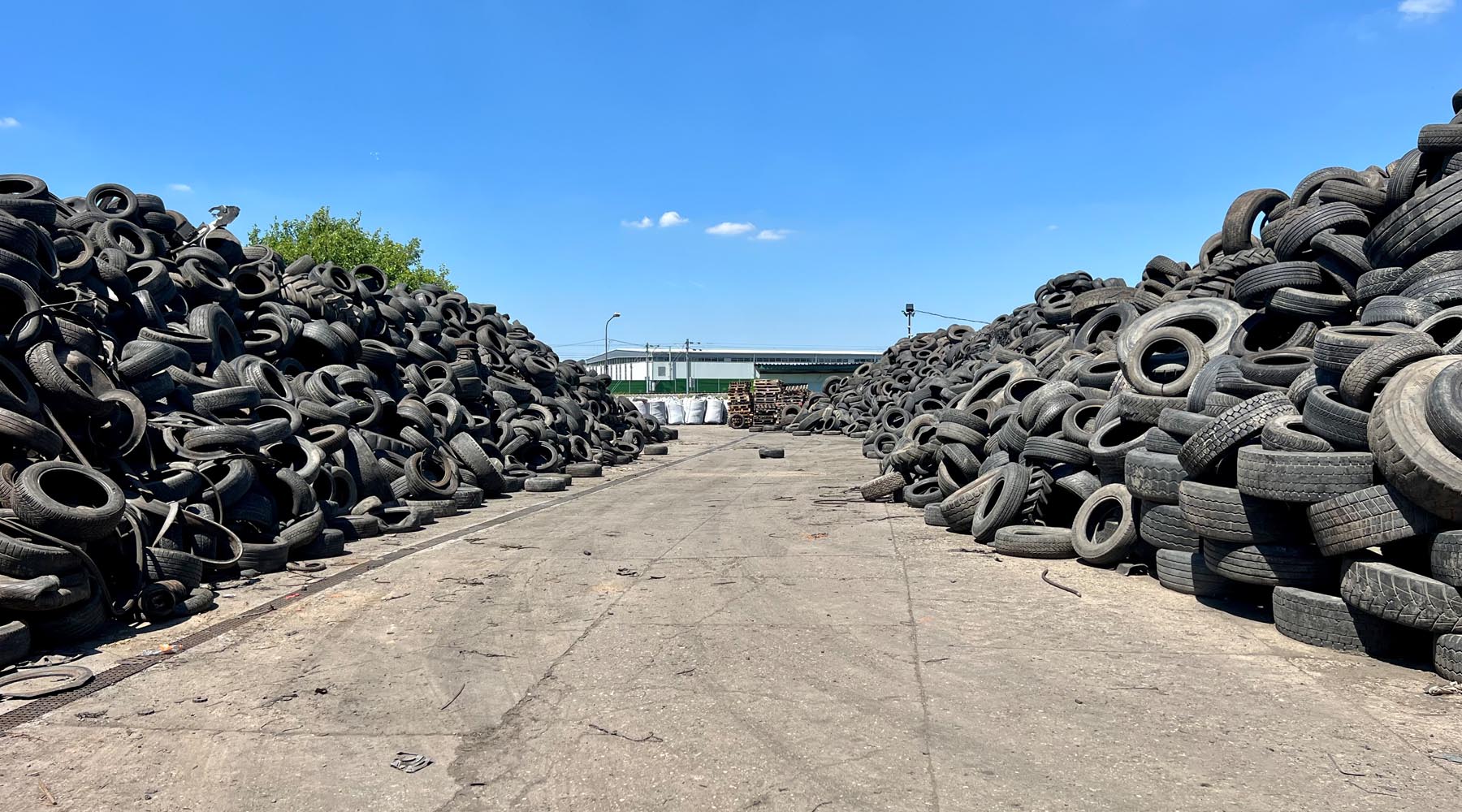 Why is it necessary to recycle old tires?