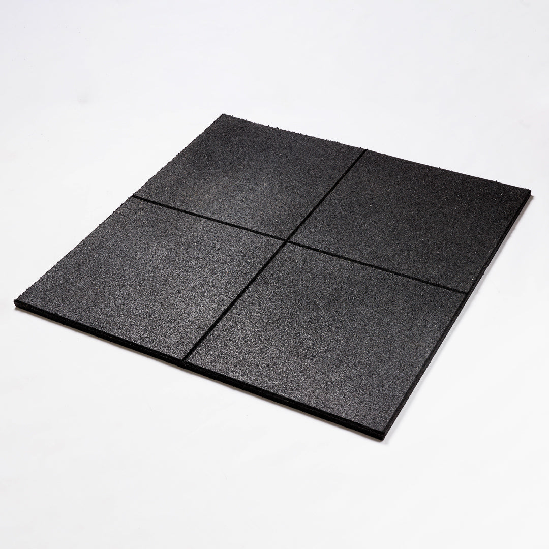 Rubber tiles for gyms ( black )