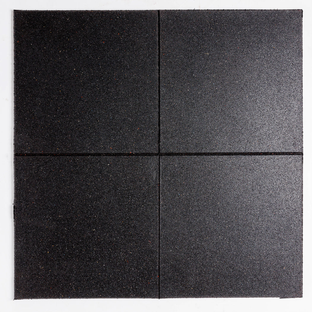 Rubber tiles for gyms ( black )