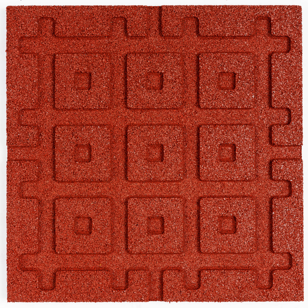 Rubber tiles ( red )